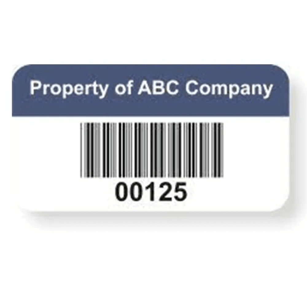 Pre printed barcode labels for inventory management and product identification