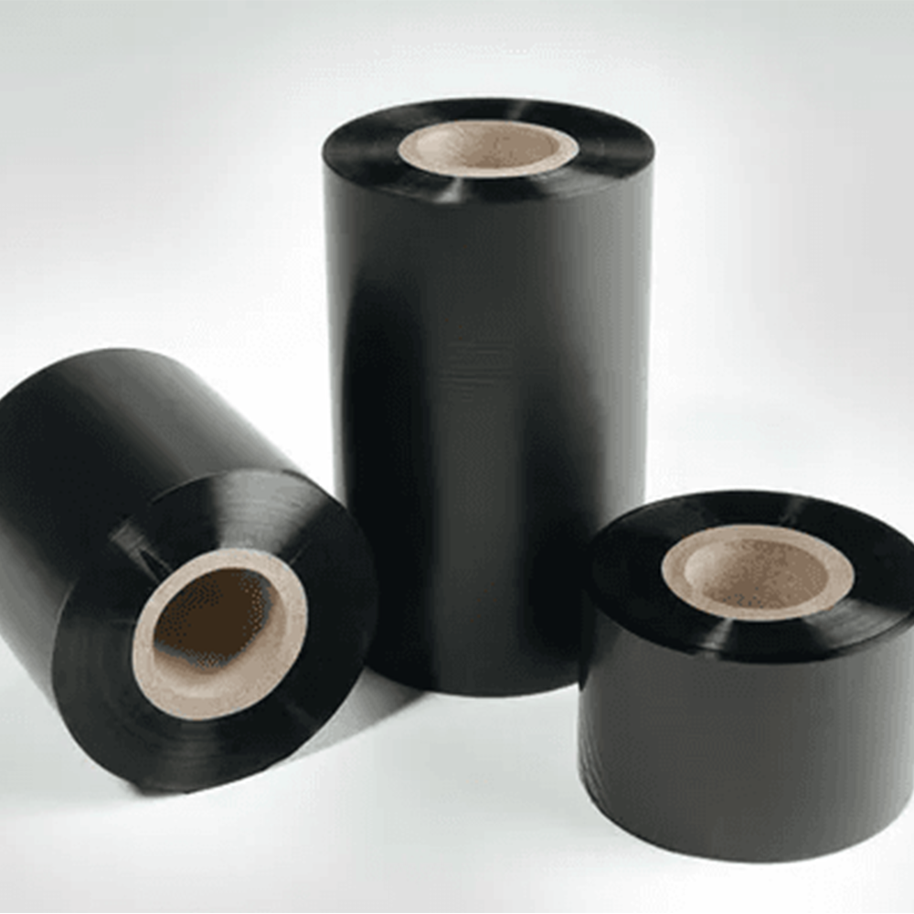 Wax resin thermal transfer ribbons for durable barcode printing